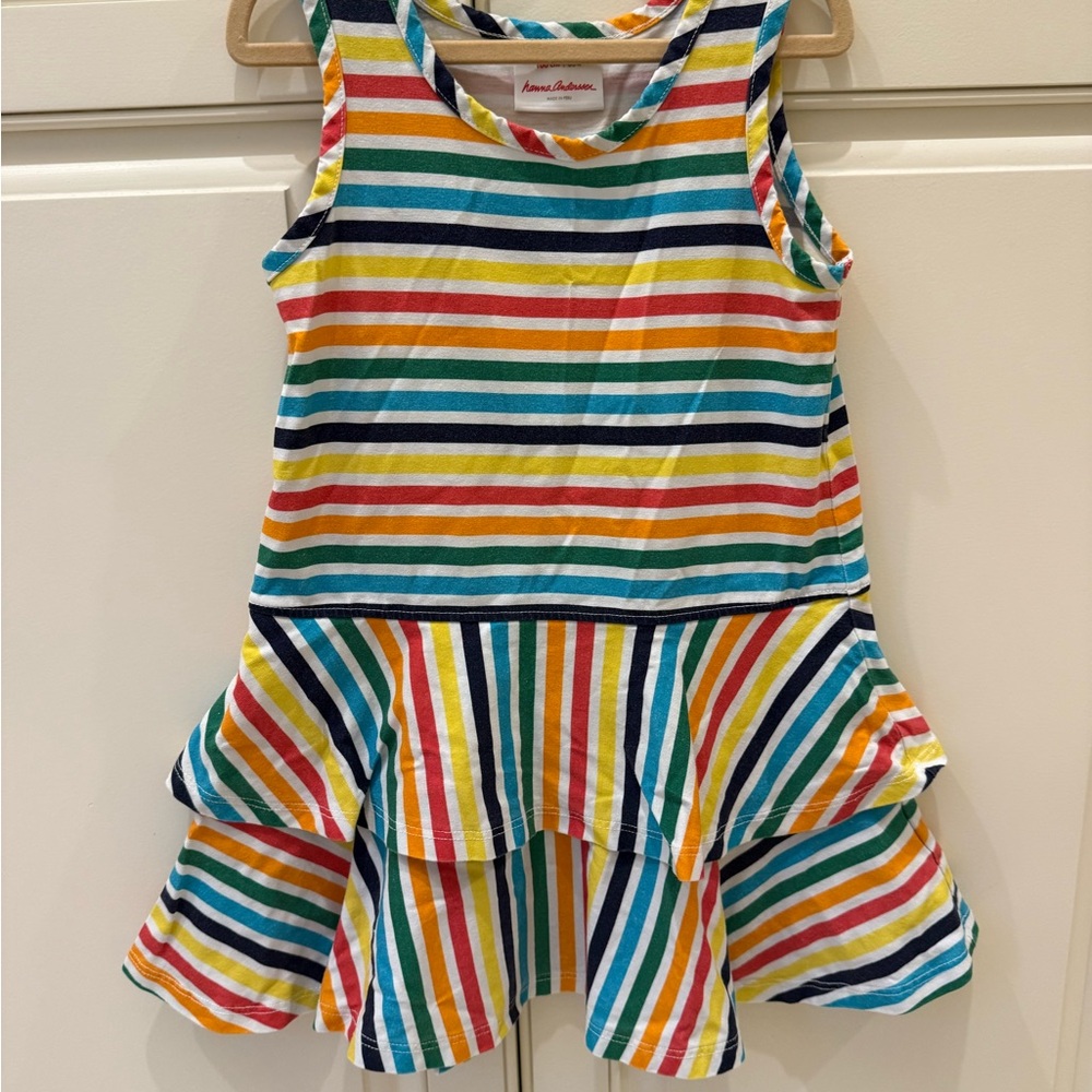 Hanna Andersson Multicolor Striped Dress